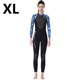 thumbnail image 3 of DivaSail Wetsuits Buceo Traje de buceo Hombre y traje de mujer de manga larga pantalones largos Cuerpo completo Traje de baño completo Deportes transpirables Pieles de buceo Mujeres Negro / azul 【XL】 seitruly OD003283-14, 3 of 7