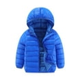 thumbnail image 2 of Esaierr Kids Baby Boys Girls Winter Down Coat 2-12Y Toddler Warm Hooded Puffer Lightweight Water-Resistant Young Person Packable Jacket Puffer Outwear, 2 of 6