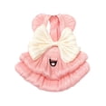 thumbnail image 3 of Mornei Cat Dress Bow Costume Pet Dogs Princess Clothes Puppy Dress for Birthday Holiday L, 3 of 9