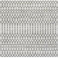thumbnail image 2 of JONATHAN Y SANTA MONICA 6' Square Area Rug, Ourika Moroccan Geometric Textured Weave - Cream/Black, SMB108I-6SQ, 2 of 8