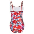 thumbnail image 3 of Enjoytime Bathing Suit for Women Vintage Printed Tummy Control 1 Piece Swimwear Adjustable Straps Monokini Modest Plus Size Swimsuit, 3 of 5