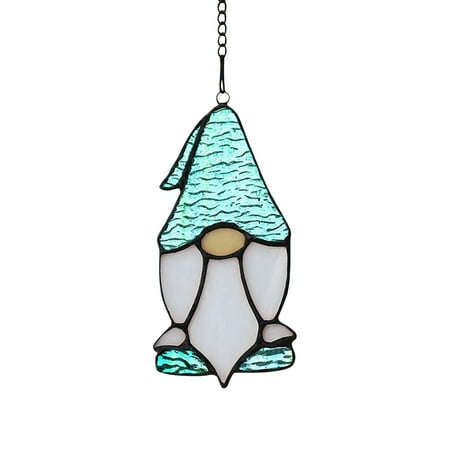 

TWCTUWEN New Christmas Hanging Wall Decorations Chandelier Teardrop 50mm Stained Glass Window Pendant Acrylic Wall Hanging Ornament Window Pendant