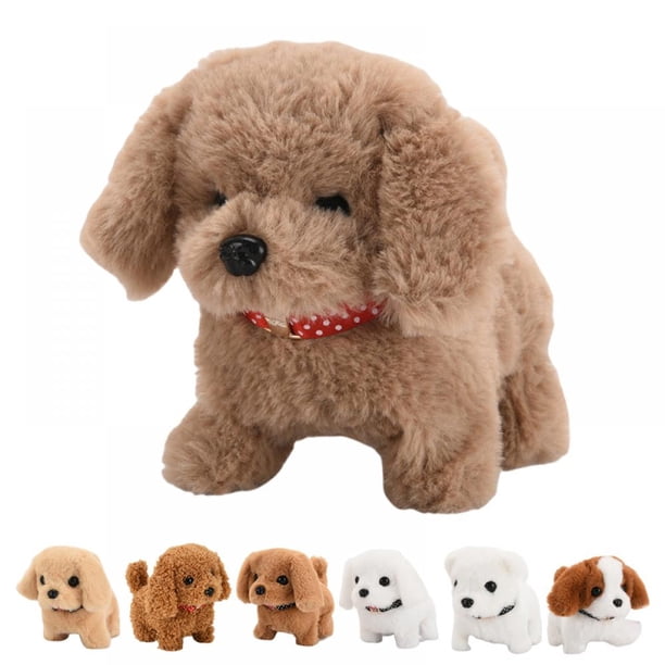 Kids Toy Labradoodle Plush Stuffed Animal Puppy Dog, Will walk