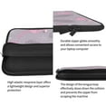 thumbnail image 5 of Bingfone Pink Flamingo Laptop Sleeve Case 15 Inch, 360° Protective Computer Carrying Bag, 5 of 9