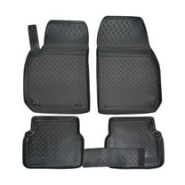 3D Floor Mats for 2002-2011 Saab 9-3 Heavy Duty, Custom Fit, All Weather Floor Liner Front & 2nd Row Full Set Rubber, Black