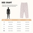 thumbnail image 2 of Salouo Cute Poodle Dog Print Women's Pajama Pants Casual Loose Sweatpants PJs Flowy Pants Drawstring Palazzo for Women Wide Leg Pants Lounge Pajama -XX-Large, 2 of 8