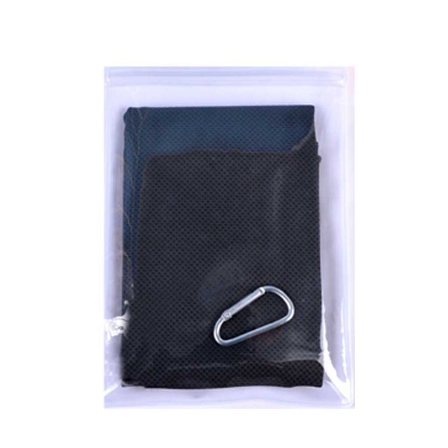 Naiovety Toallas de refrigeración Absorción de sudor Gimnasio Actividades al aire libre Toalla fresca para correr Natación Jogging Entrenamiento Gimnasios en casa Negro Naiovety OD027825-09B