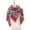 Red, variant on Hair Scarf Ladies' Plaid New Thorn Square Scarf Ladies' Plaid Triangle Scarf