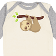 thumbnail image 4 of Inktastic Cute Sloth, Little Sloth, Baby Sloth, Lazy Sloth Boys or Girls Long Sleeve Baby Bodysuit, 4 of 5