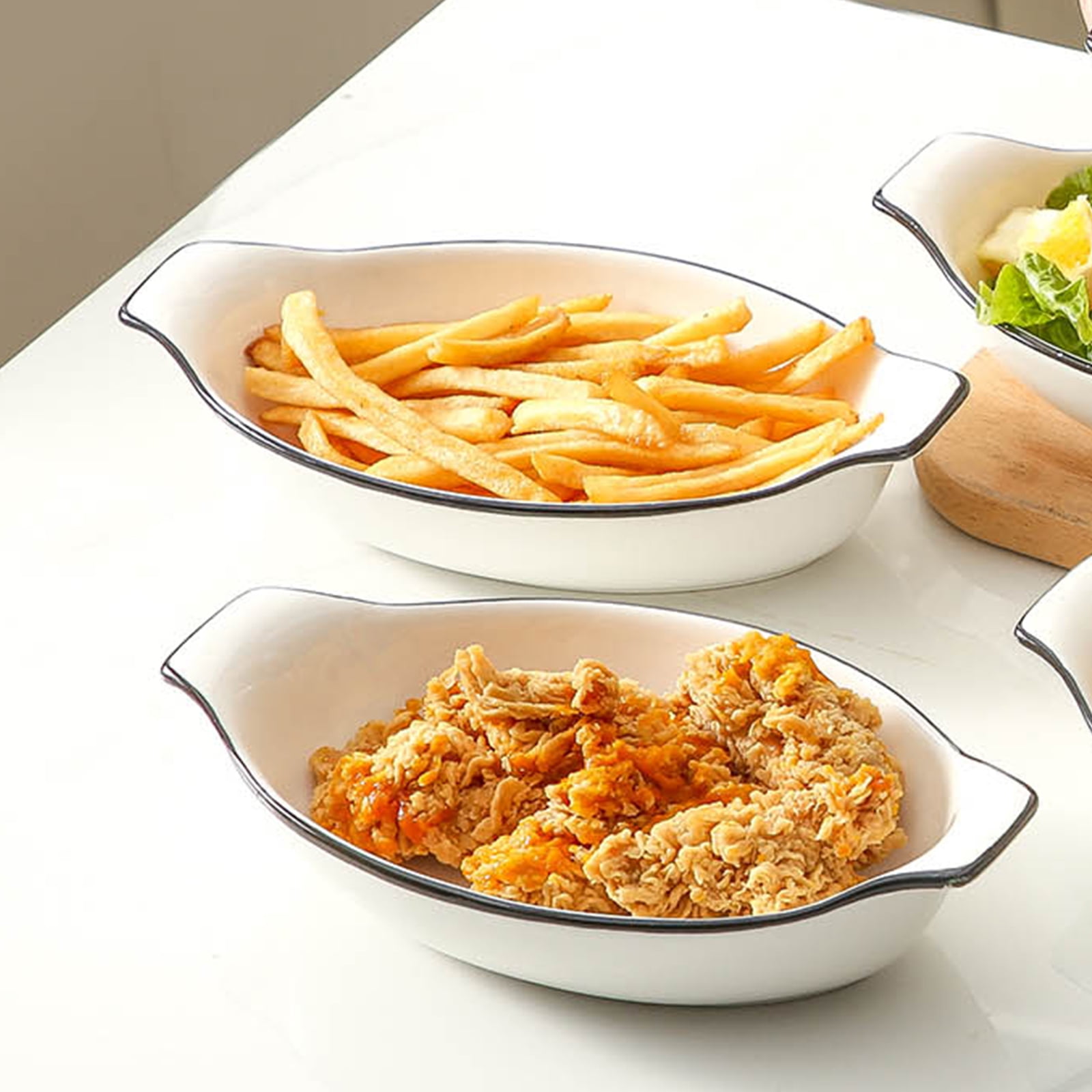 XINLTC Ceramic Small Baking Dish Set for Oven,9 inch Mini XINLTC Ceramic Small Baking Dish Set for Oven,9 inch Mini