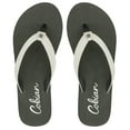 thumbnail image 4 of COBIAN Adult Female Fiesta Skinny Bounce Flip Flop Sandals, Color: White Glitter, Size: 9, 4 of 6