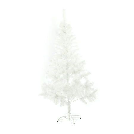 - Baner Garden 7’ Classic Premium Artificial PVC Pine Christmas Tree with Plastic Stand Holiday Season Indoor Outdoor, Crystal White Flocked Snow (CH-W10027)