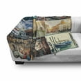 thumbnail image 3 of Italian Soft Flannel Fleece Throw Blanket, Designed for Carnival of Venice Baroque Style Gondolas River Italy Landmark, Cozy Plush for Indoor and Outdoor Use, 60" x 80", Multicolor, by Ambesonne, 3 of 6