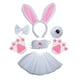 thumbnail image 5 of Diadema con orejas de disfraz de conejo animal, diadema con falda de cosplay, accesorios modernos para fiesta temática de carnaval, disfraces de año N 6 piezas, 5 of 8