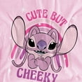 thumbnail image 2 of Lilo & Stitch Girls Cute But Cheeky Angel Rainbow T-Shirt, 2 of 6