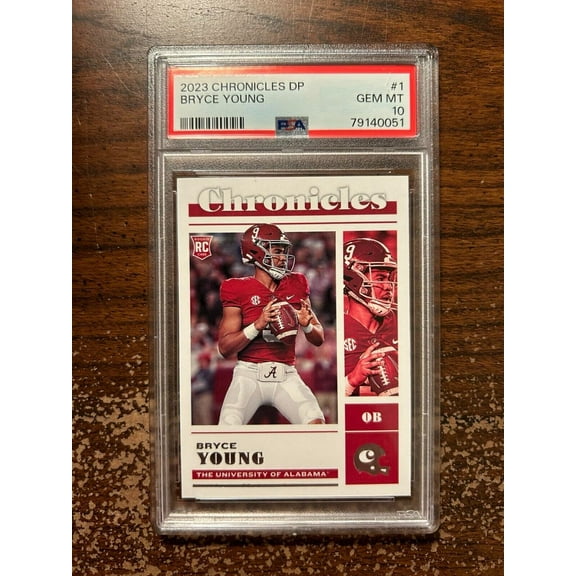 Bryce Young RC #1 - 2023 Chronicles Draft Picks - PSA 10 GEM MT