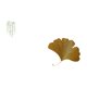 thumbnail image 5 of Adhesivo de pared,Pegatinas de pared de vides colgantes para dormitorio,Esculturas de pared de hojas,Esculturas de pared de hierro forjado con hojas de ginkgo,Escultura de pared con hojas de, 5 of 8