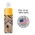 thumbnail image 4 of Norfolk Terrier Candy Cane Christmas Ultra Hugger for slim cans, 4 of 6