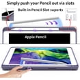 thumbnail image 2 of Case for iPad with Pencil Holder, [Auto Sleep/Wake] Soft Back Trifold Stand, 2 of 6
