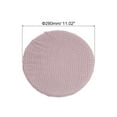 thumbnail image 2 of Uxcell 11" Round Bar Stool Cover, Washable Elastic Stool Cushion Slipcovers Light Pink, 2 of 7