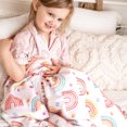 thumbnail image 4 of Baby Blankets, Soft Double Layer Blanket with Dotted Backing, Baby Blankets for Girls for Cot Bed Shower Gifts, 30"x40", 4 of 5