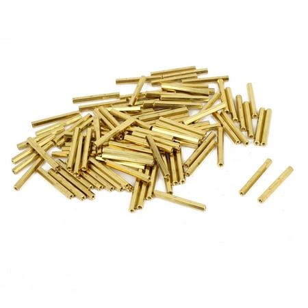 

Unique Bargains 100 Pcs M2 25mm Hexagonal Net Nut Female Brass Standoff Spacer for CCTV Camera