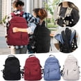 thumbnail image 1 of Mochila de nailon para portátil de gran capacidad | Bolso de hombro impermeable con múltiples bolsillos | Correas ajustables acolchadas | Cremalleras antirrobo | Se adapta a dispositivos de 16, 1 of 4
