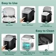 Auseo Portable Nugget Ice Maker Countertop, SelfCleaning Function