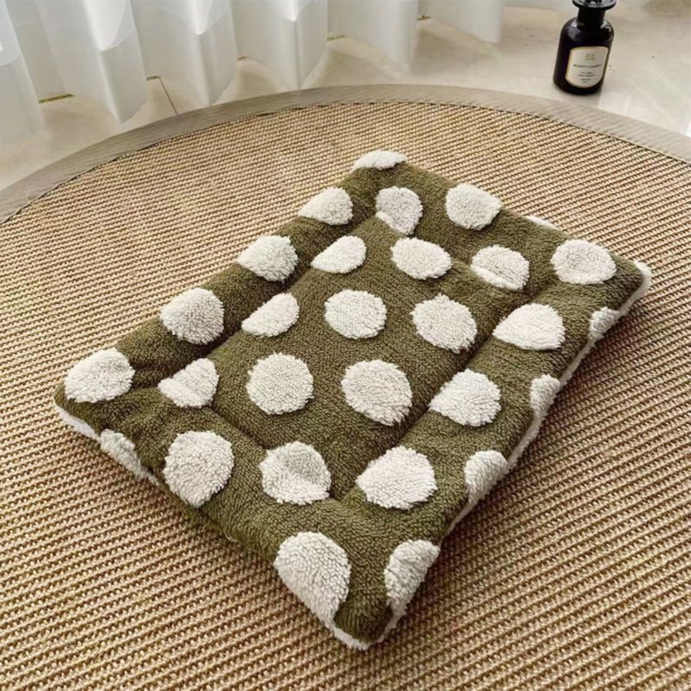 KYAIGUO Dog & Cat Bed for Small Medium Large Sized Dogs Dog Crate Kennel Mat Cat Bed with Print Pattern for Indoor Dog Crate Mat
