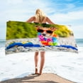 thumbnail image 2 of Dog Pools for Large Dogs Dog Themed Beach Towel, Beach Towel Ball Gift -30X60 Inch Large Beach Towel, Quick Drying Absorbent Lightweight Beach Towel Dog Blankets for Large Dogs, 2 of 9