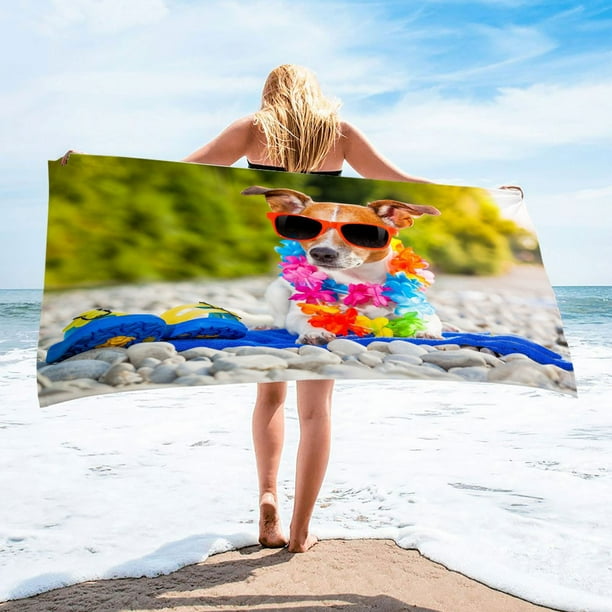 Dog themed hotsell beach towels