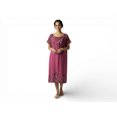 thumbnail image 1 of Chemin de Moda Robe Midi Ample à Imprimé Bordure pour Femme, Robe d'Été Décontractée, 1 of 1