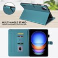 thumbnail image 4 of For Xiaomi Pad 6S Pro 12.4 inch Release 2024 Case, Rhombus Pattern Multiple Viewing Angles Stand Slim Folio Cover (Green), 4 of 6
