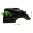 thumbnail image 2 of HEALEEP 1Pcs Turtle Tank Decoration Resin Basking Platform for Water Turtles 7x6.7x2.8in, 2 of 5