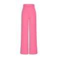 thumbnail image 3 of Timegard Pantalon Grand pour Femmes Taille Haute Élastique Extensible Automne Hiver Décontracté Ample Confortable, 3 of 4