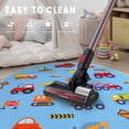 thumbnail image 3 of Janvonne Construction Vehicle Kids Area Rug - Truck & Car Print Carpet, Non-Slip Washable Play Mat for Nursery Playroom Bedroom,47in, 3 of 9