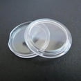 thumbnail image 1 of 100 Capsules Porte-Pièces Transparents Protecteurs de Pièces Boîte Ronde pour Collection de Pièces de Monnaie, 1 of 9