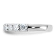 thumbnail image 4 of FJC Finejewelers 14 kt White Gold  9 Stone D E F Pure Light Moissanite Band 3 mm, 4 of 8