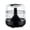 Black 1, variant on LUXRISEON Essential Oil Diffuser & Humidifier 2 IN 1 for Home Bedrooms Large Capacity, Quiet with 7 LED Color Cool Mist Ultrasonic