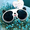 thumbnail image 4 of Gafas de sol de dibujos animados para niños y niñas, lentes polarizadas con forma de Panda, protección UV, juguetes de regalo de cumpleaños, 4 of 5