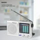 thumbnail image 4 of Radio digital Radio de puntero de bolsillo de doble banda SW/AM/FM Pantalla LCD (KK9 plateado), 4 of 6