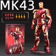 thumbnail image 1 of Figura de acción original de Iron Man de Marvel Toys de ZD MK1 MK3 MK5 MK6 MK7 MK42 MK43 War Machine Patriot Tony Stark, 1 of 5
