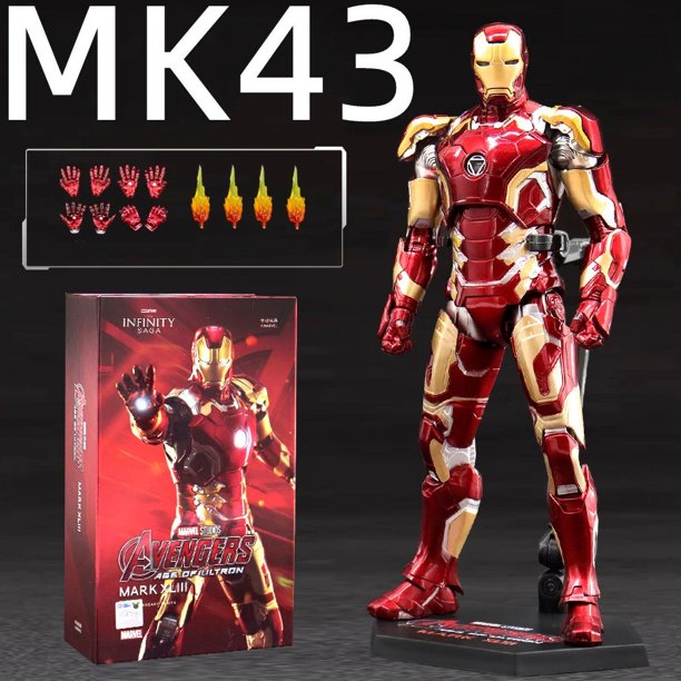 Figura de acción Iron Man Legends War Machine Iron Patriot de 18 cm original de ZD Colecciona modelos a color del Capitán América