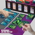 thumbnail image 3 of TERRALYX Trading Card Storage Box with Commander Display , 5-Row Deck Case with Removable Lid; 3900+ Card Deck Box for MTG TCG Sports Card, 5 Toploaders, 5 Stoppers, 24 Dividers,1 Dice Tray (Purple), 3 of 7