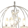 thumbnail image 2 of Benjara Shine 31" Table Lamp- Chandelier Style- Crystal and Metal- Chrome, 2 of 7