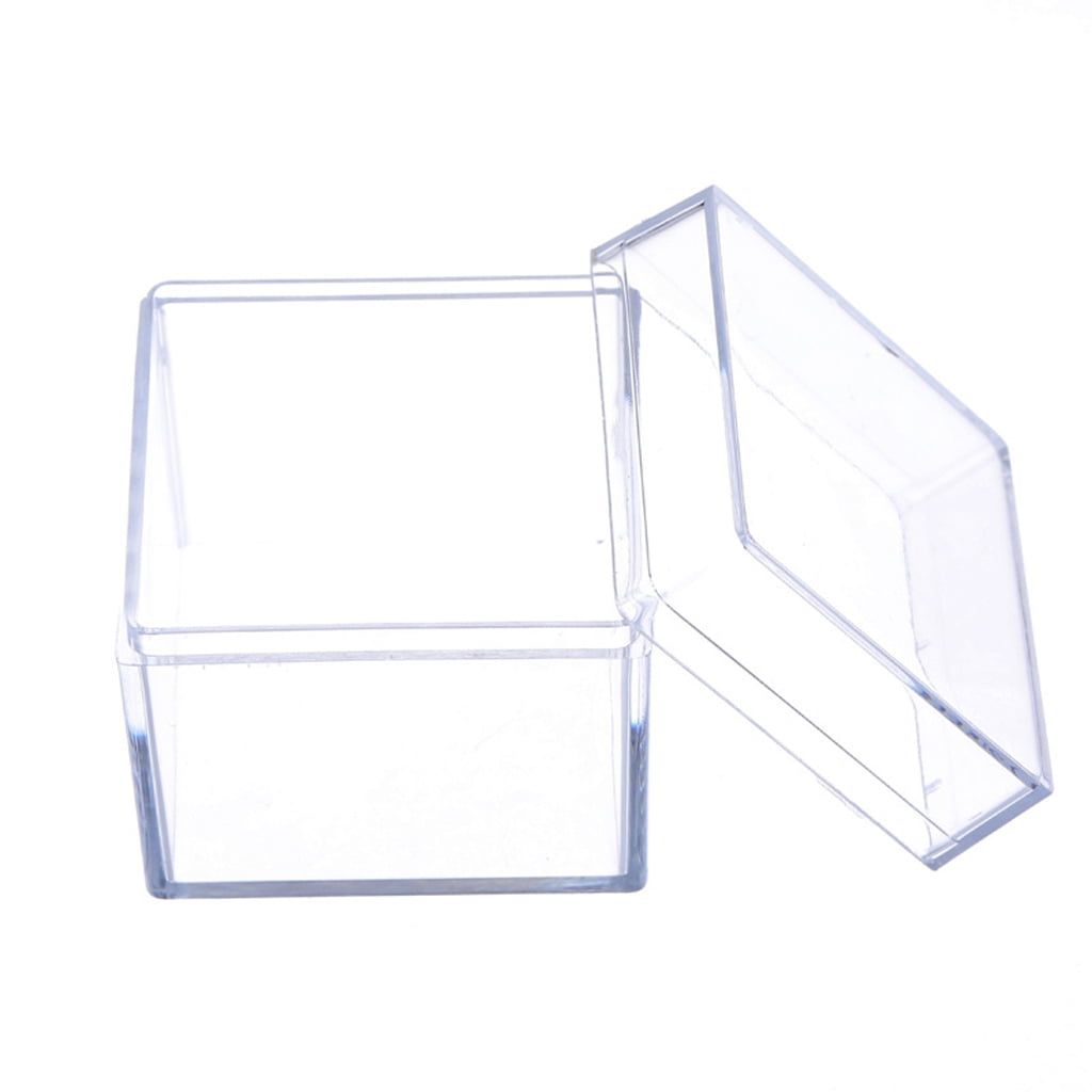 Pack of 3 Details about   Plymor Clear Acrylic 4 Piece Square Ring Display Set 