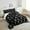Black and White, variant on Erosebridal Modern Geometric Comforter Sets,White and Black Comforters & Duvets, Abstract Triangle Room Decor Ultra Soft 2-Piece