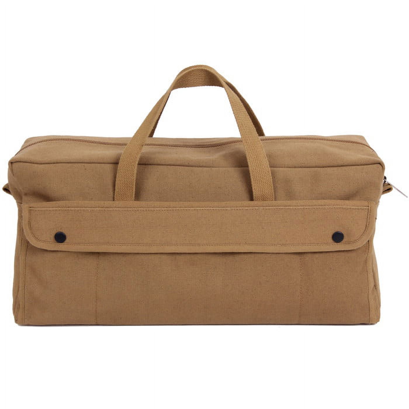 Rothco Canvas Jumbo Mechanic Tool Bag, Coyote Brown