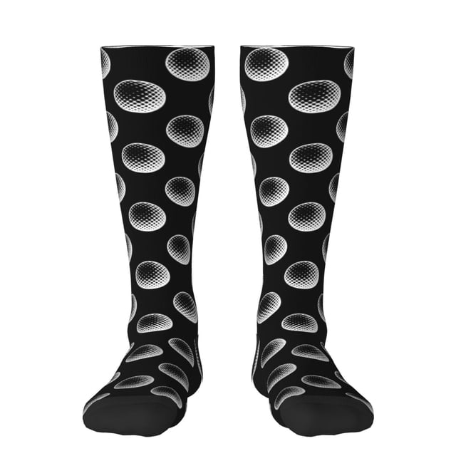 Balery Golf Balls Calcetines novedosos Calcetines deportivos Calcetines hasta la rodilla Calcetines de algodón Calcetines originales y geniales