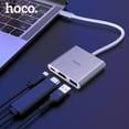 thumbnail image 1 of HB14 Convertisseur Type-C vers USB3.0 +HDMI+PD Alliage d'Aluminium, 1 of 5